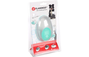 Flamingo Margo 2-in-1 Clean & Massage Dog Brush -
